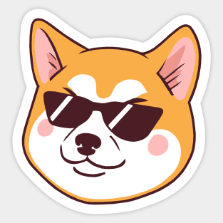 Shibas with Attitude 01 Sticker